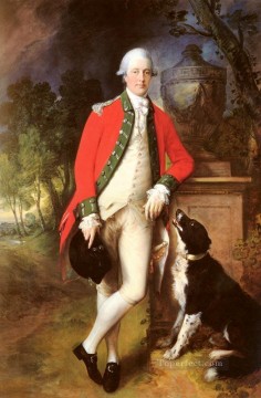 Retrato del coronel John Bullock Thomas Gainsborough Pinturas al óleo
